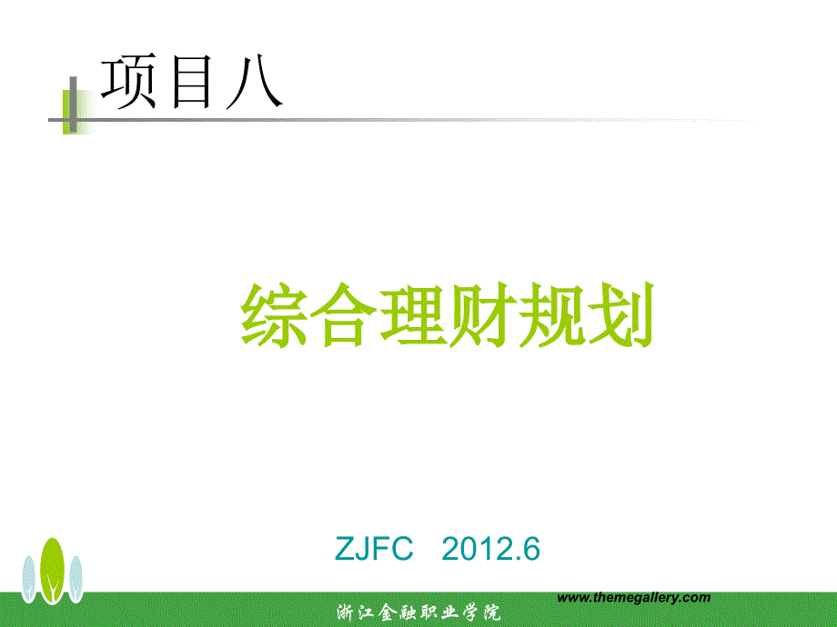 八综合理财规划(10级)_第1页