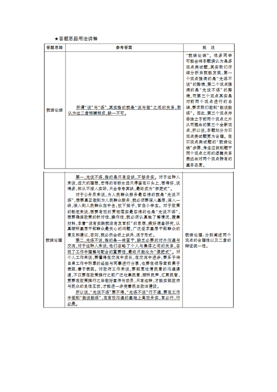 2018国考面试：综合分析观点类题型分析及做题方法_第4页