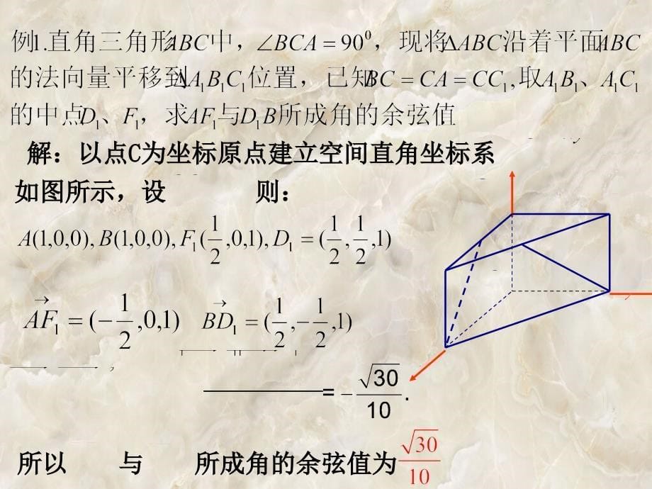 空间几何中的向量方法(夹角)_第5页