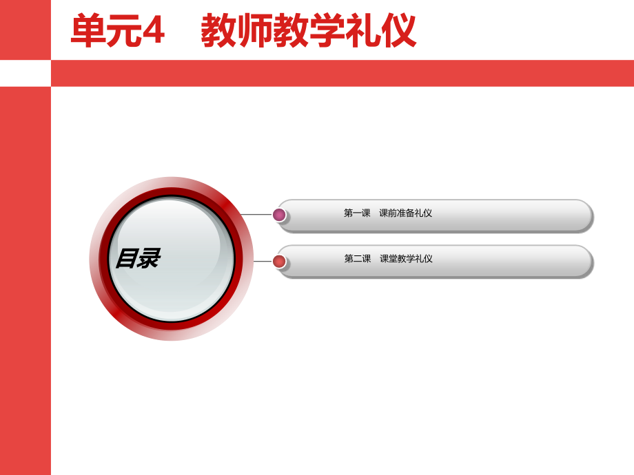 单元4　教师教学礼仪 《教师礼仪》教学课件_第2页