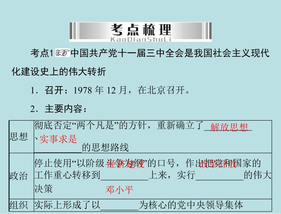 2013年广东中考复习课件：建设中国特色的社会主义_第4页