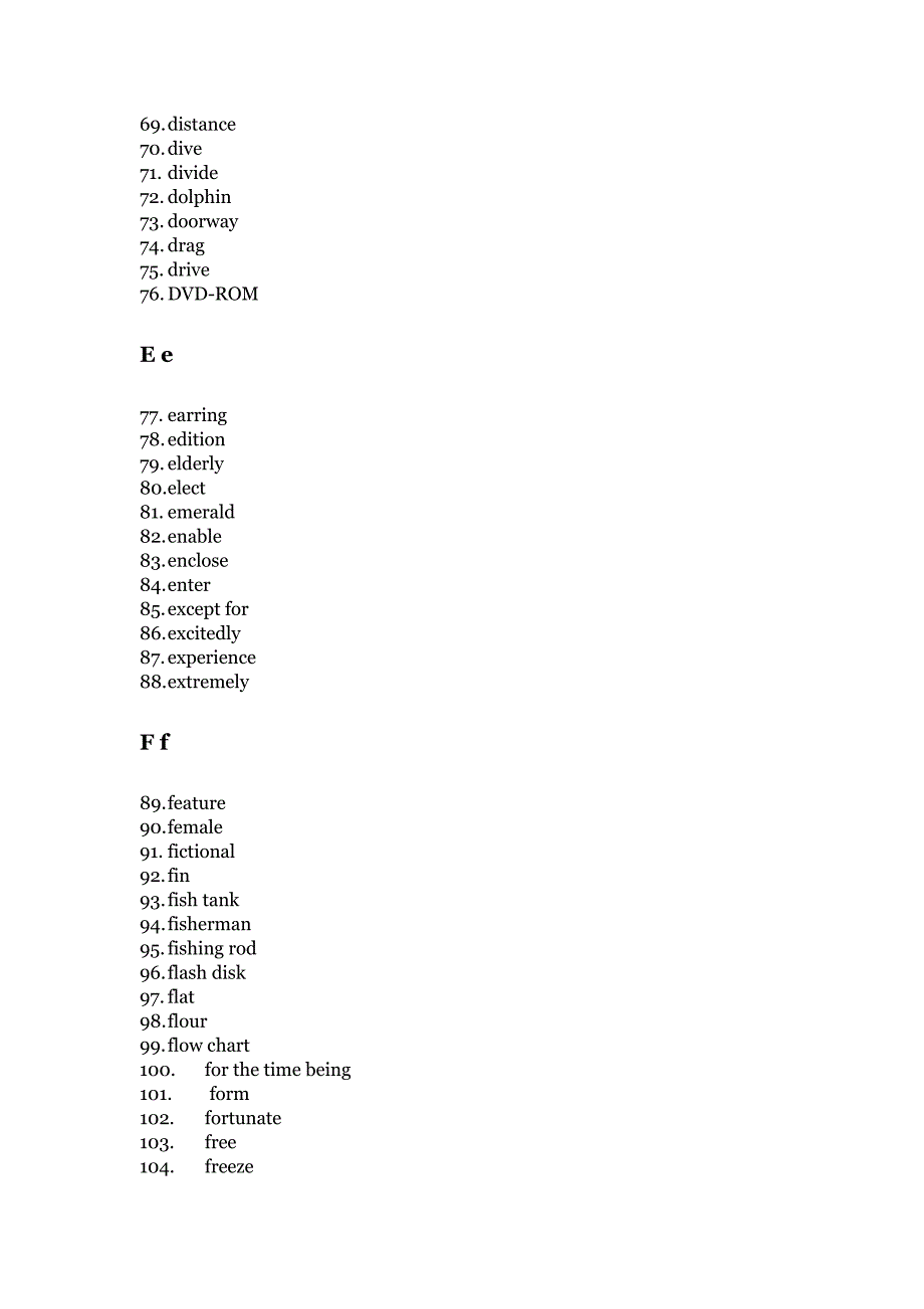 牛津深圳版初二上词汇汇总(按字母)_第3页