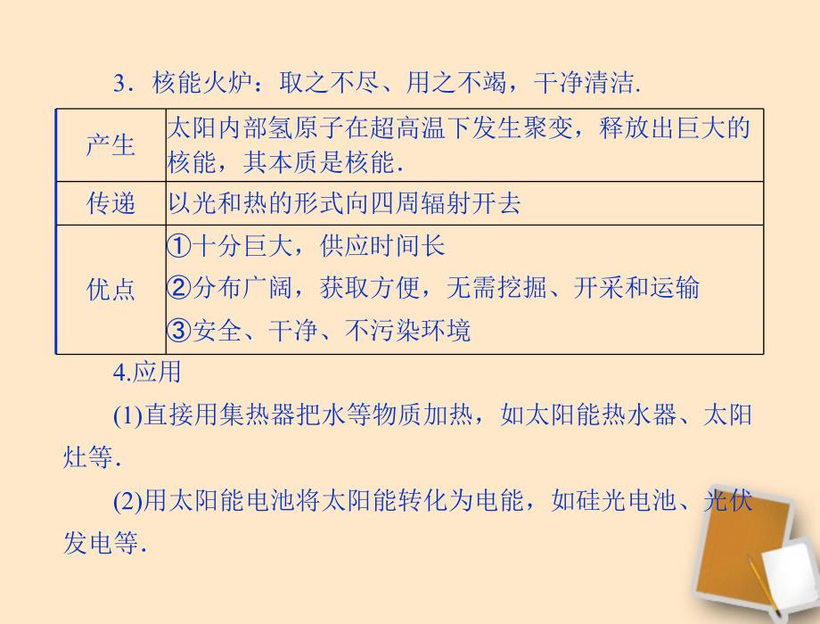 【考前突破】中考物理同步训练 第十七章 三、太阳能课件 人教新课标版_第4页