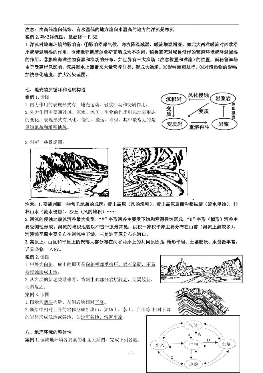 地理学业水平测试复习资料_第5页