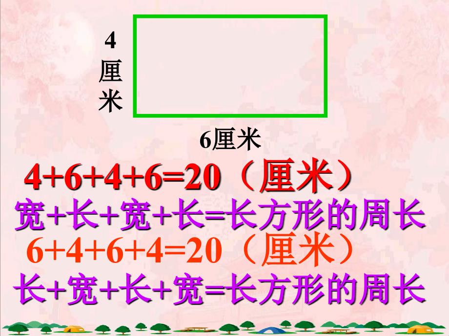 人教版三年级数学上册《长方形的周长》课件_第3页