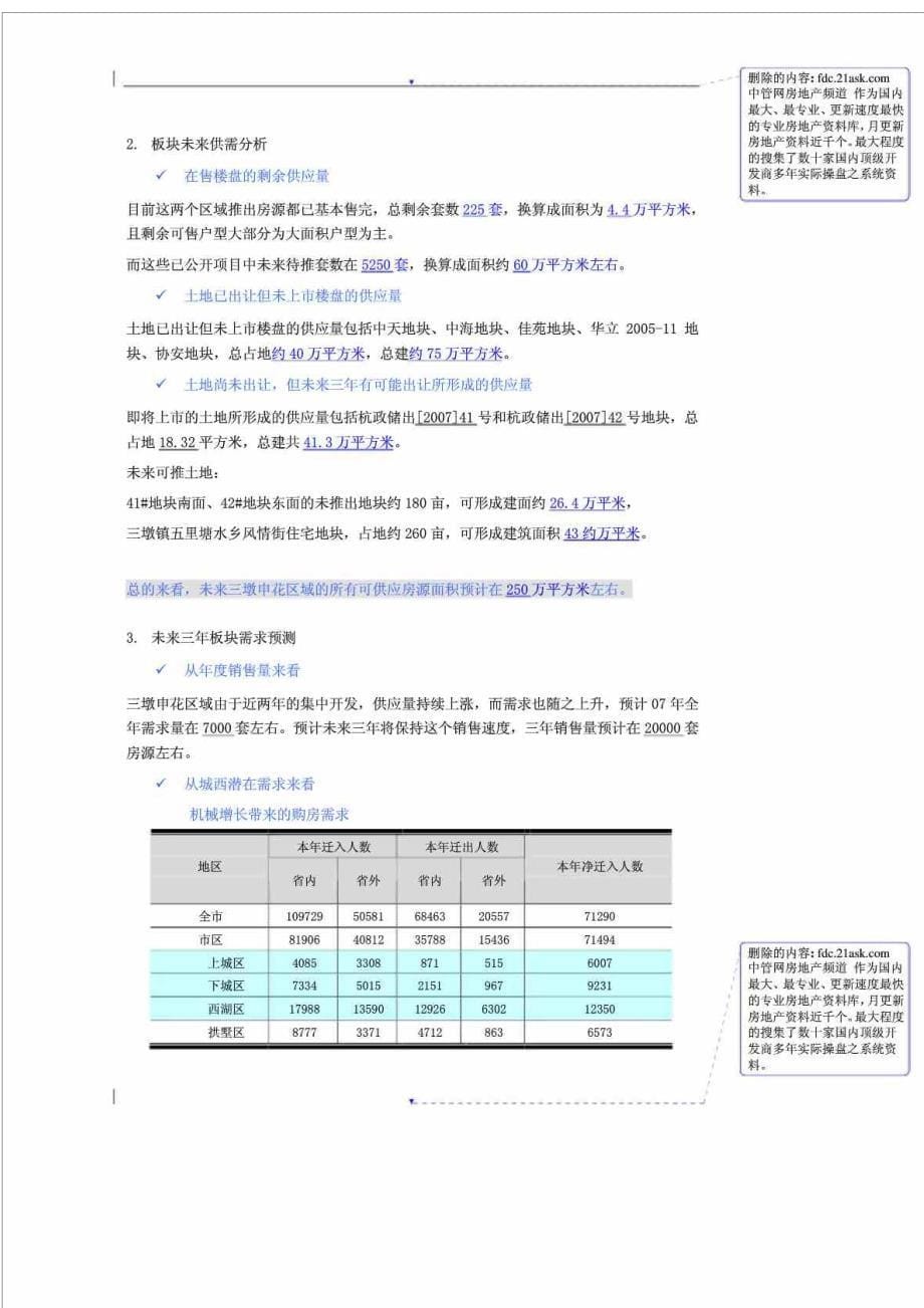 杭州三墩中天地块市场初判报告_第5页
