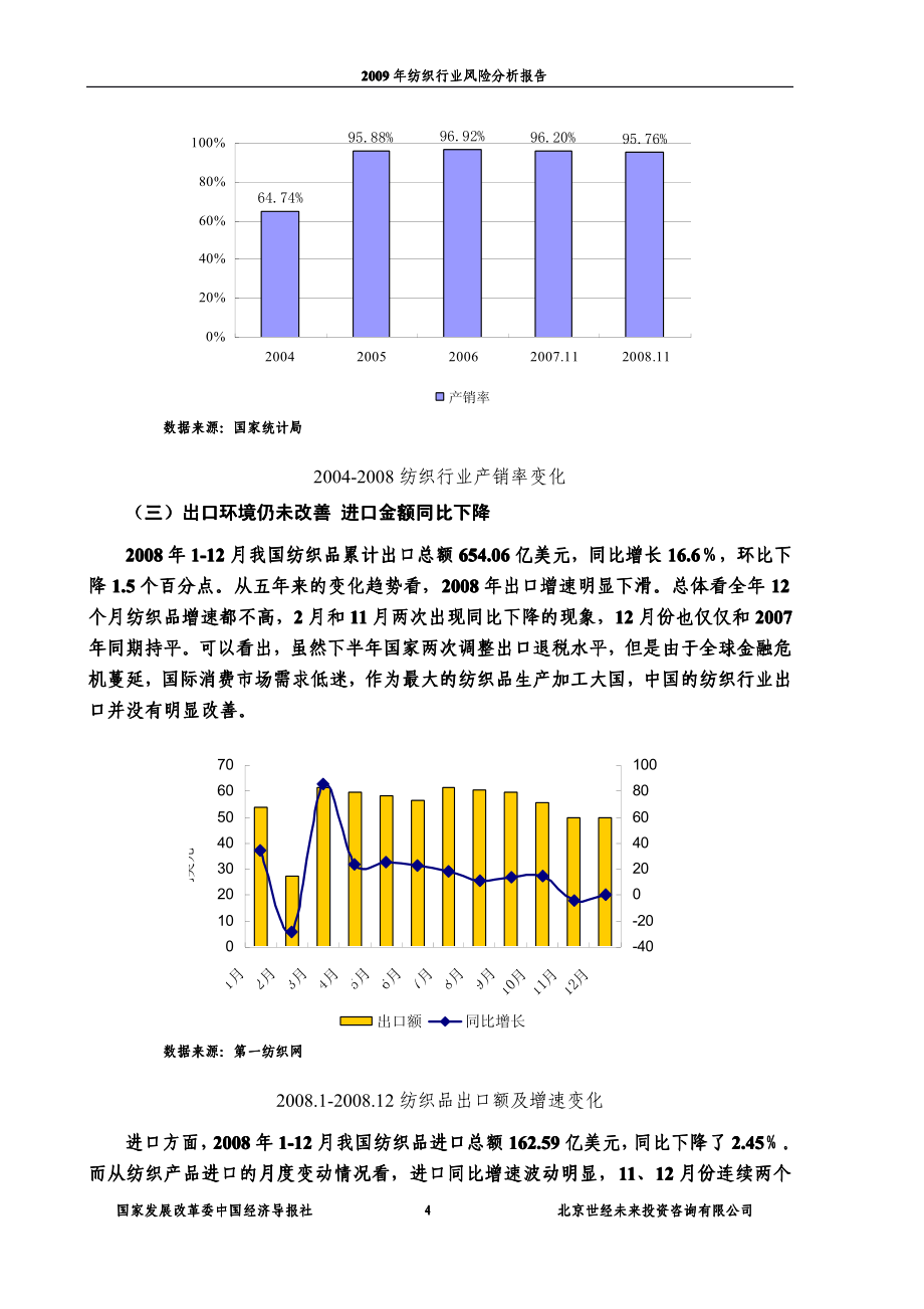 2009年纺织行业风险分析报告_第4页