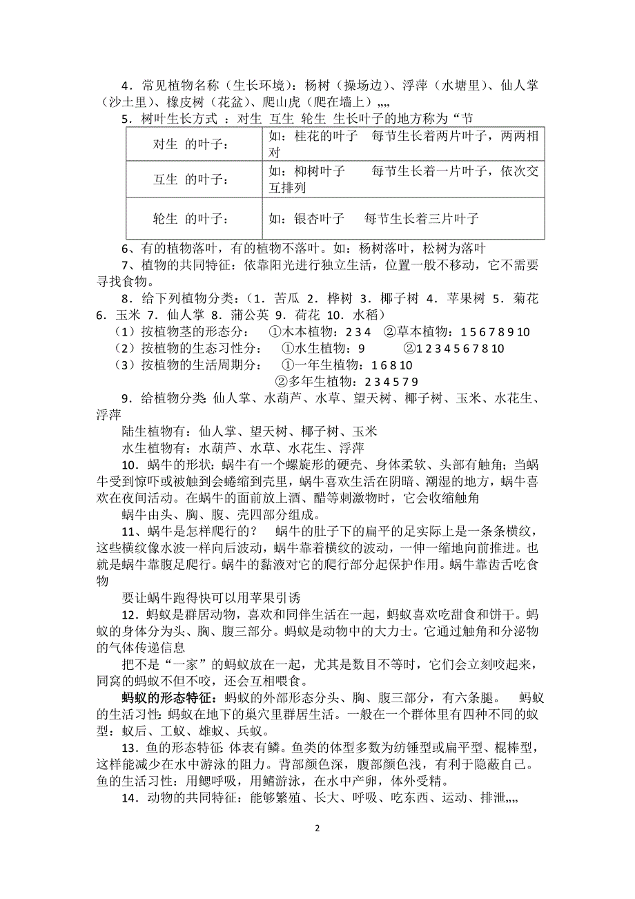 2017三年级科学上册知识点整理_第2页