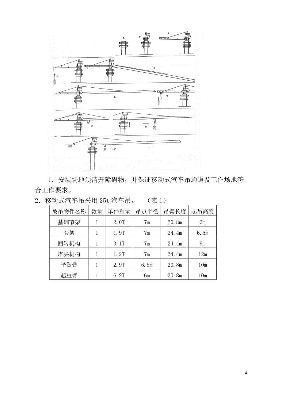 房建塔吊安装方案_第4页