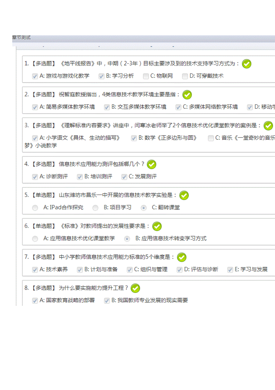 教师信息技术应用能力标准解读试题_第2页