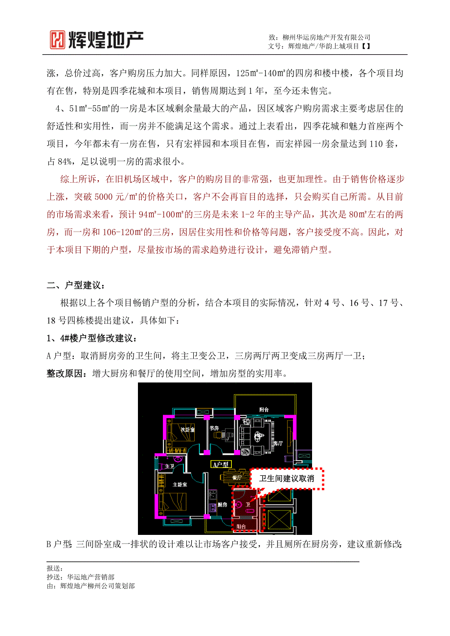 华韵上城4#、16#、17#、18#楼户型修改建议826_第2页