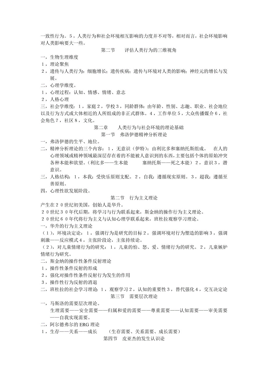 人类行为和社会环境教学大纲_第2页