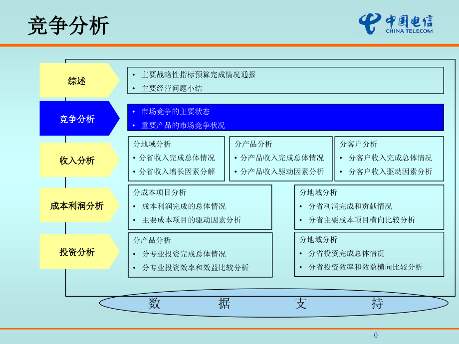 中国电信经营分析模板_第1页