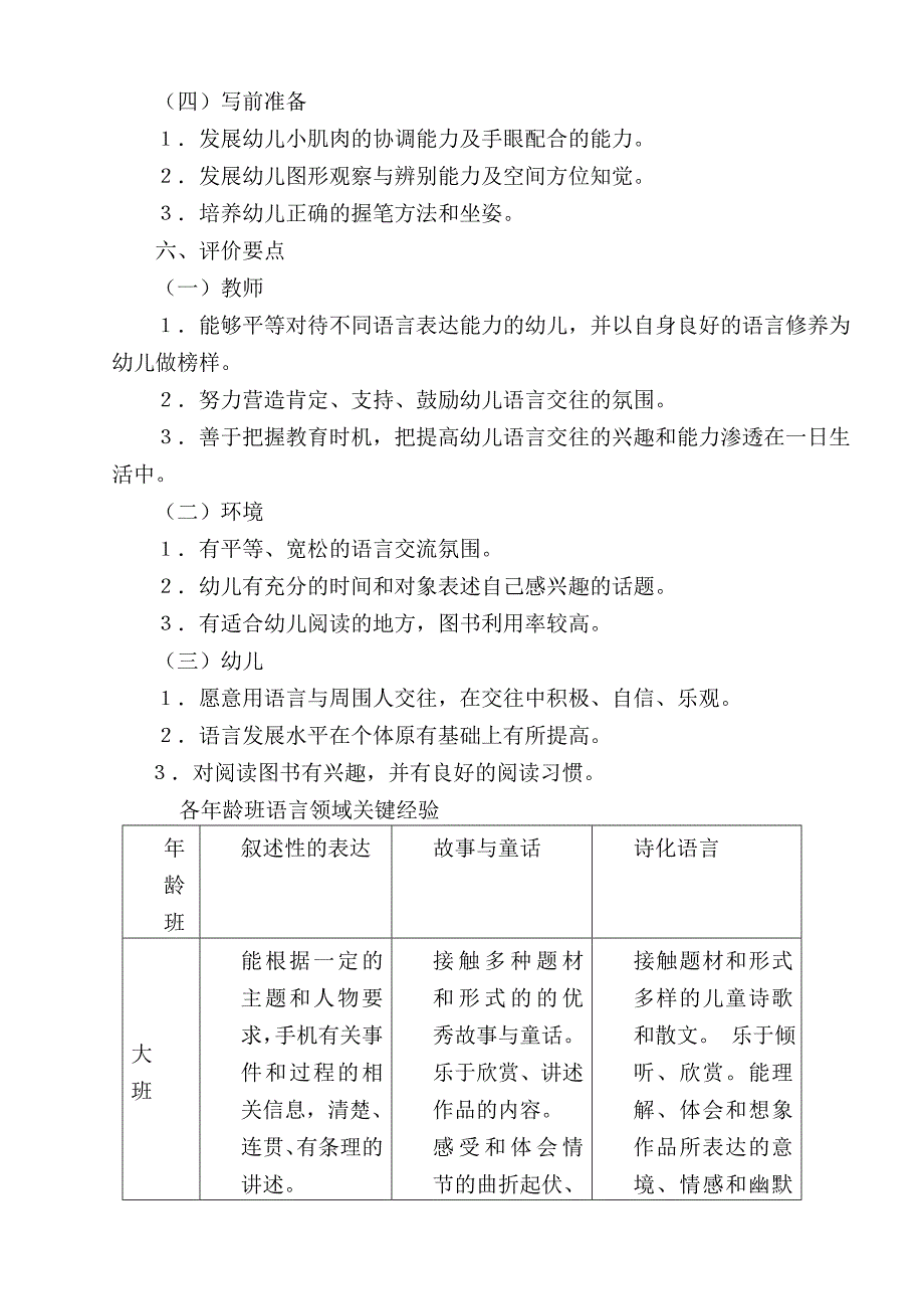 燕子岭幼儿园五段互动式教学大班组语言领域_第3页