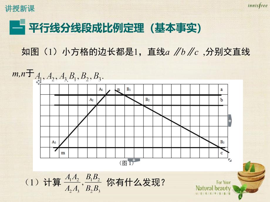 冀教版九年级数学上：25.2《平行线分线段成比例》ppt课件_第4页