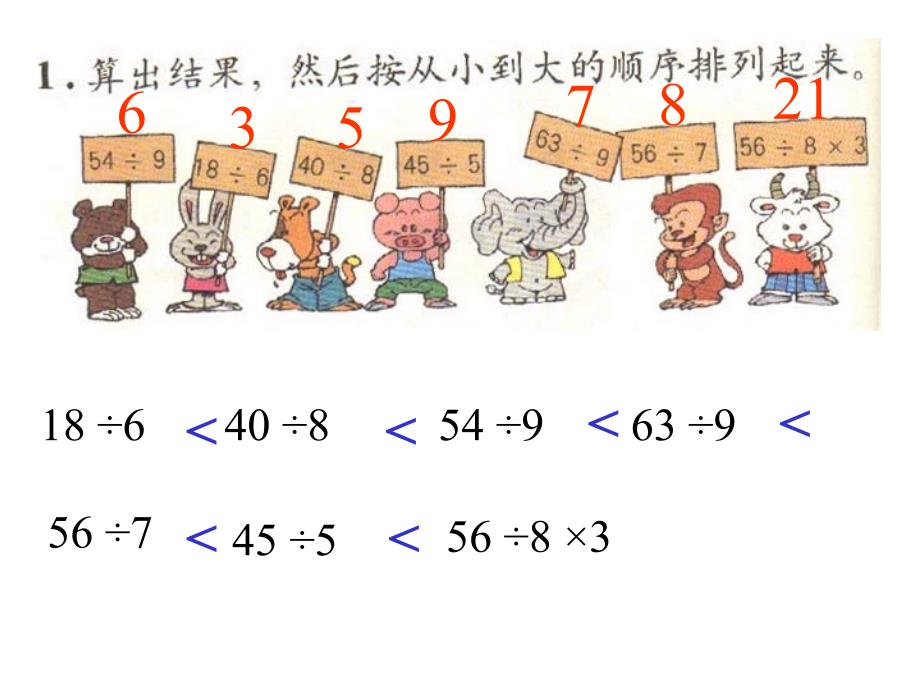 人教版二年级数学下册《表内除法(二） 整理和复习》PPT课件_第3页