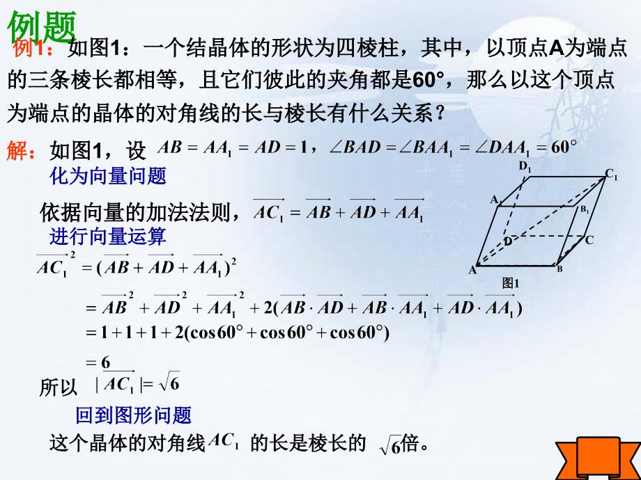 高二数学《立体几何中的向量法复习》课件_第3页