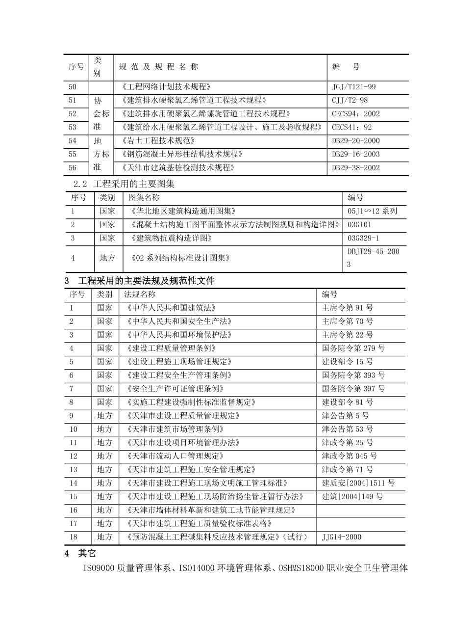 办公大楼施工组织设计1_第5页