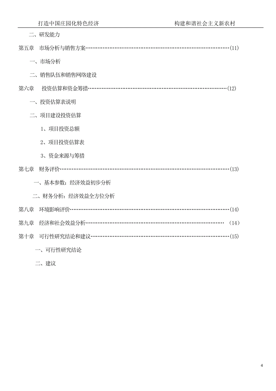 固始新天地正版项目可行性分析报告_第4页