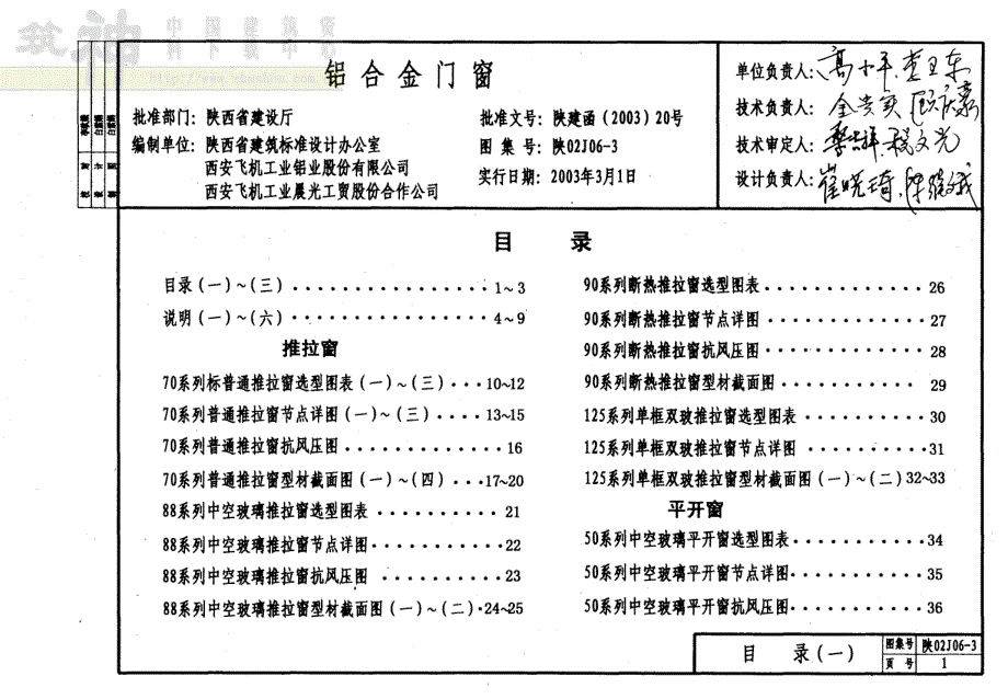 陕02j06-3 铝合金门窗_第2页