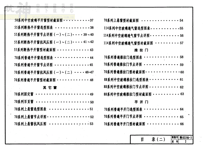 陕02j06-3 铝合金门窗_第3页