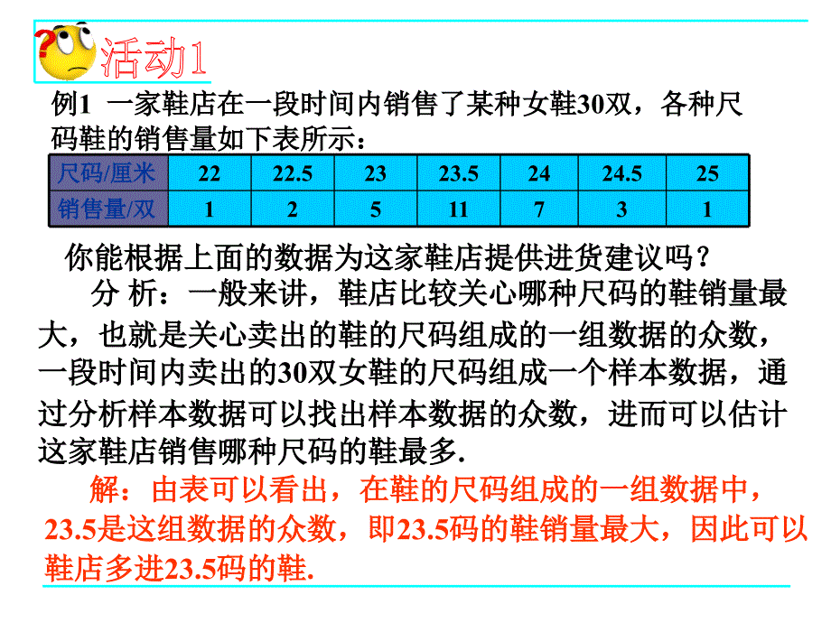 2015年秋鲁教版数学八年级上册3.3《从统计图分析数据的集中趋势》ppt课件_第4页