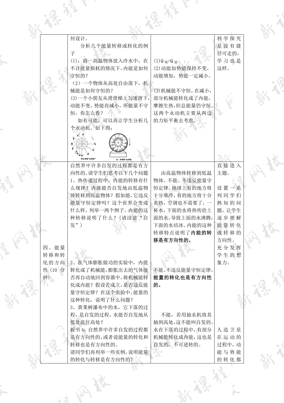 初三物理能量转化的基本规律教案示例苏科版_第4页