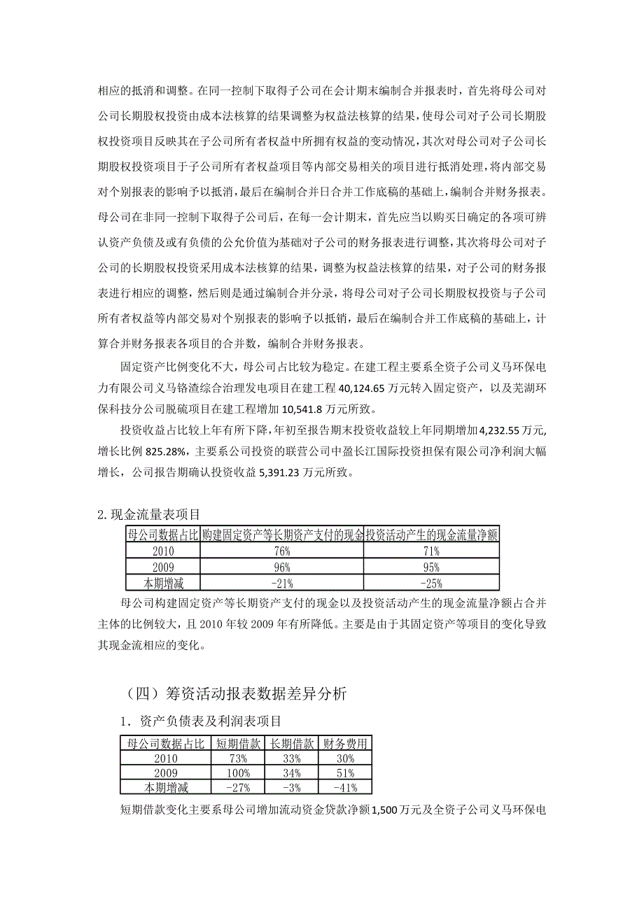 母公司报表与合并报表差异分析_第4页