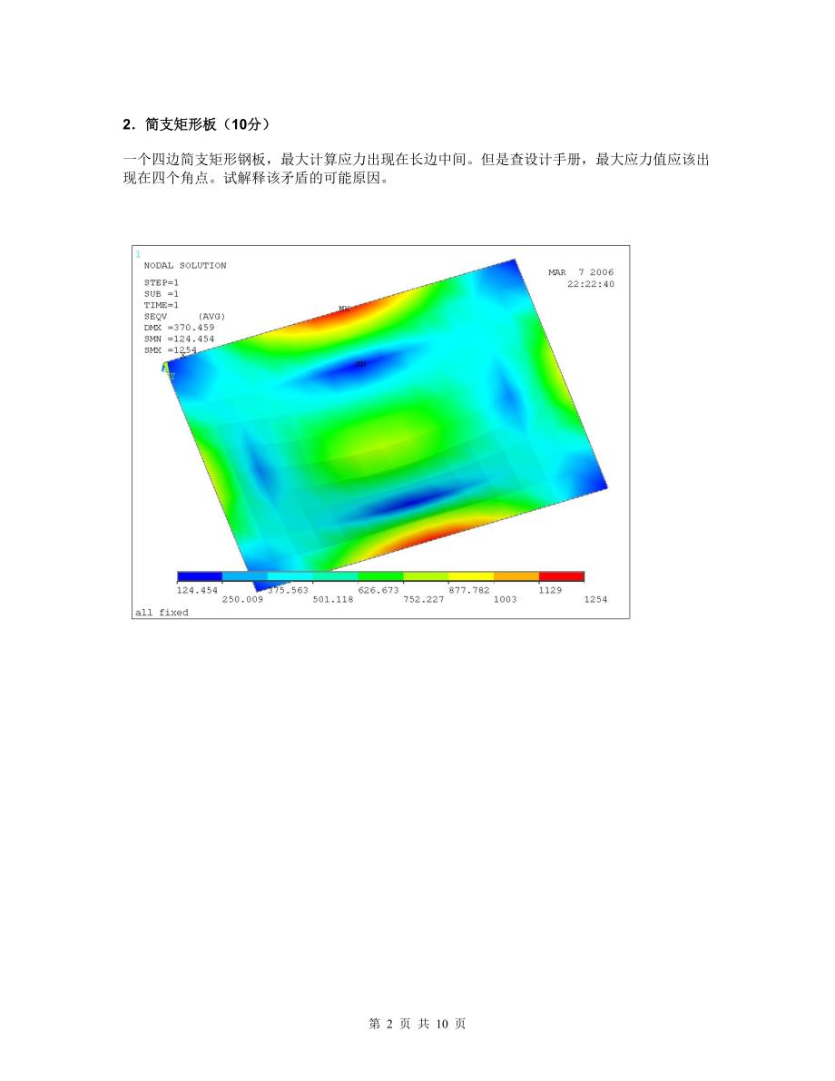 CAE工程师面试考题_第2页