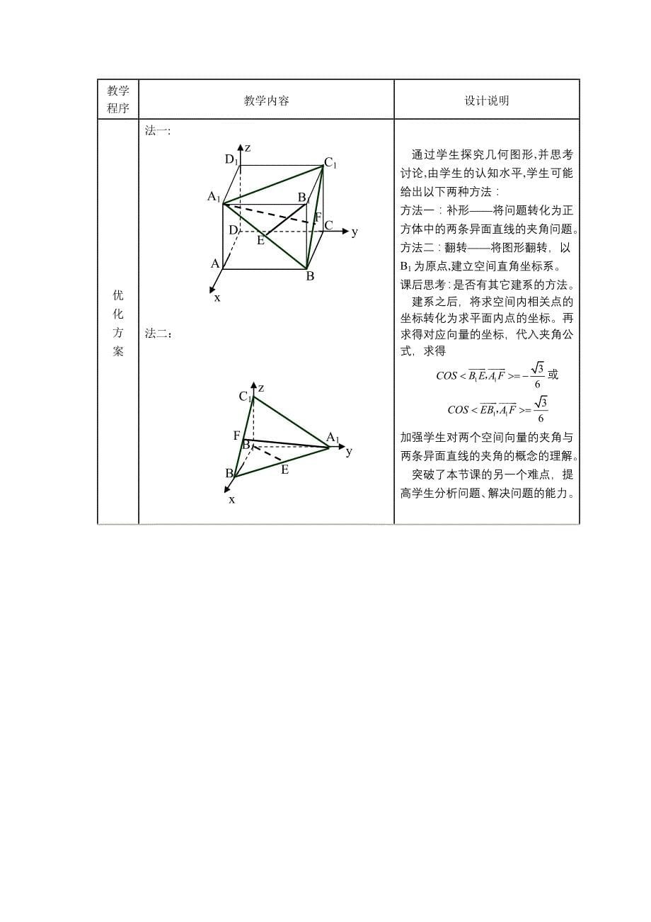 《空间向量的夹角》教学设计_第5页