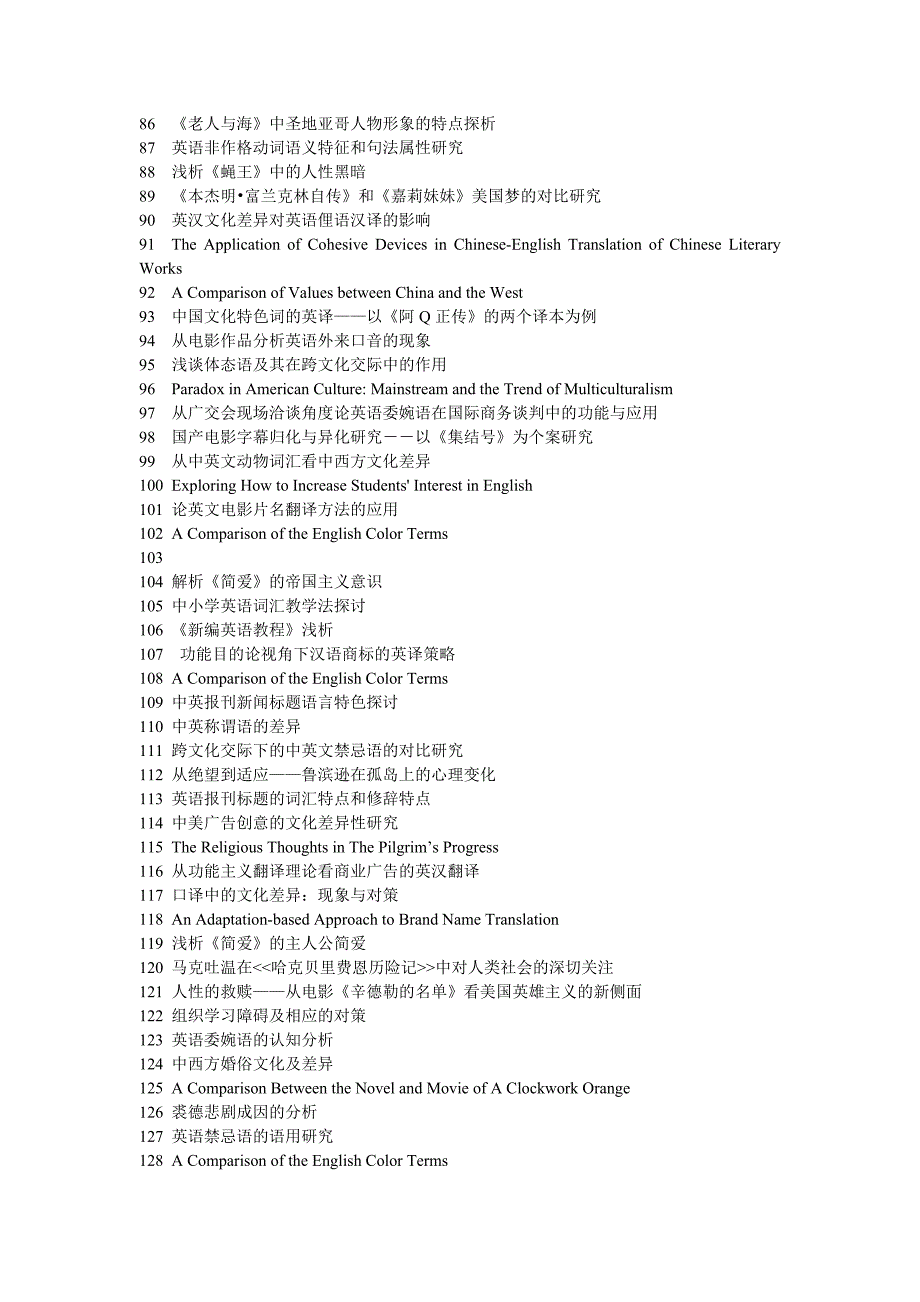 谈英语文学作品名称的汉译_第3页