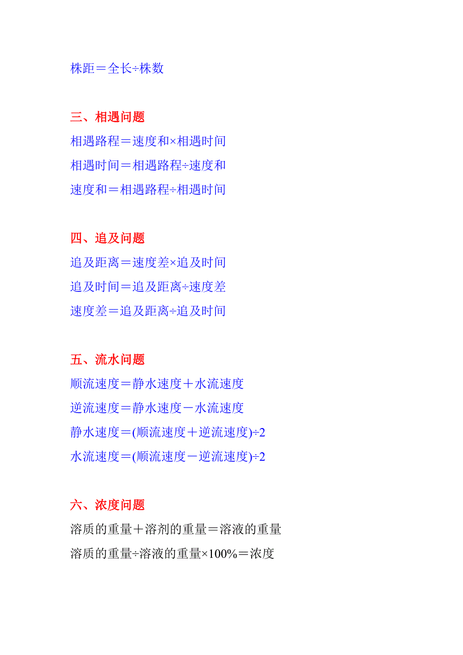 精编小学数学应用题常用公式2_第2页