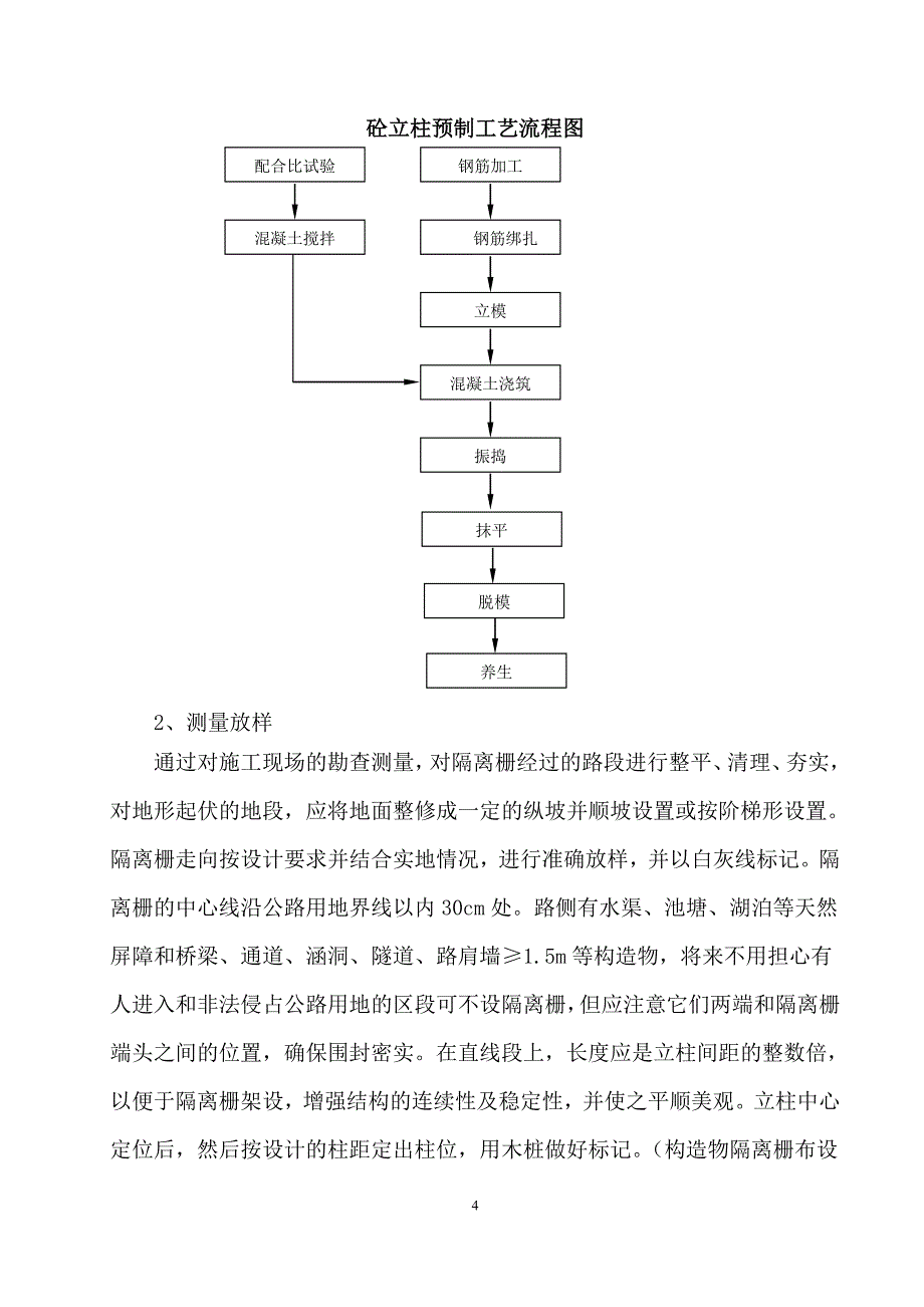 高速公路隔离栅施工组织设计_第4页