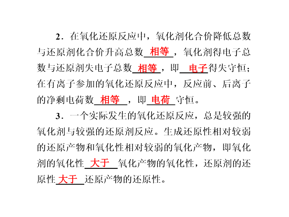 2018届一轮复习苏教版 氧化还原反应的规律和应用 课件（64张）_第2页