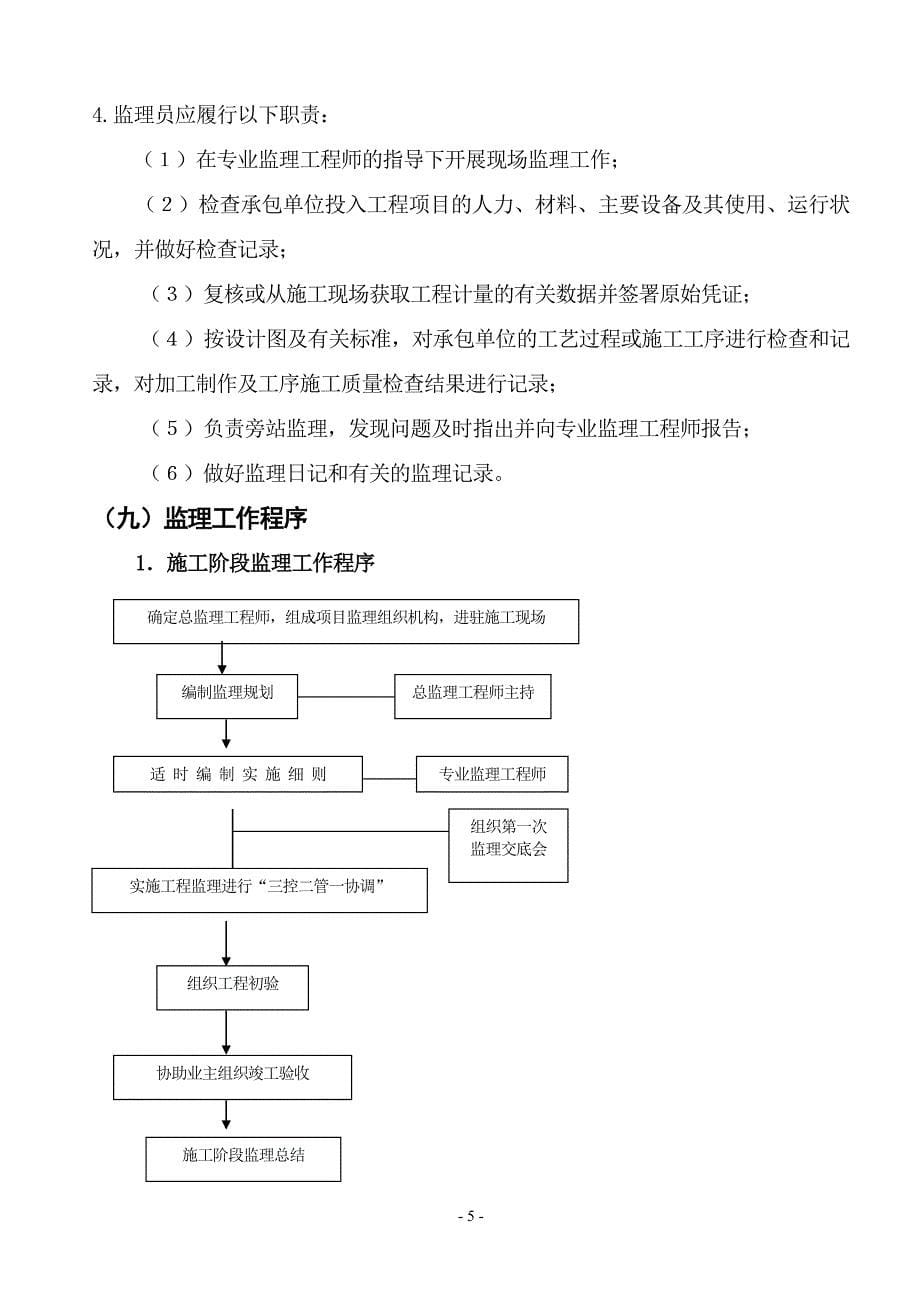 商业街项目监理规划范本_第5页