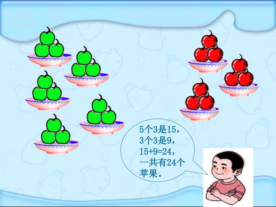 沪教版数学二年级上册《5个3加3个3等于8个3》PPT课件_第4页