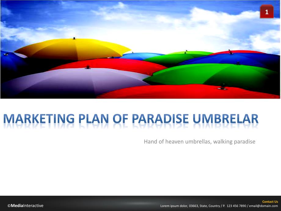 最好的天堂伞的营销策划方案_第1页