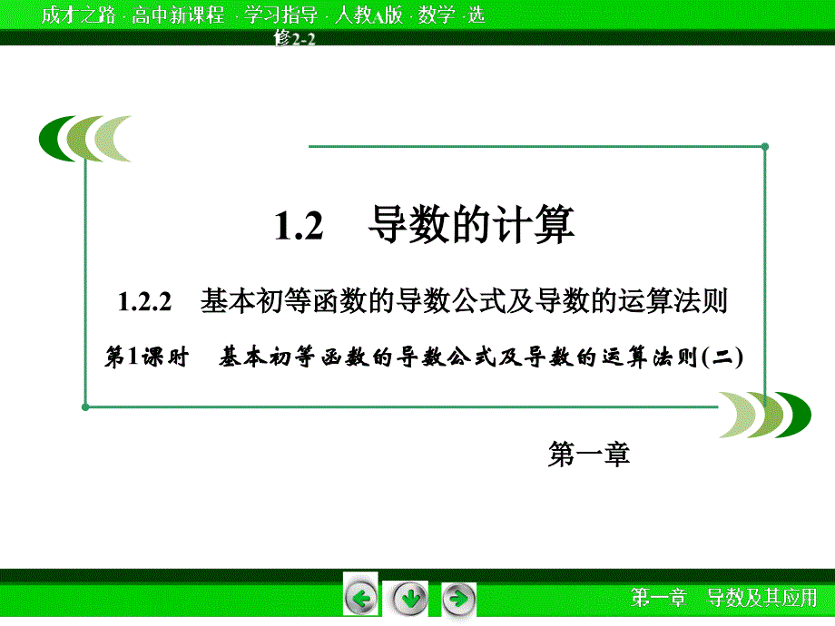 成才之路·人教A版数学选修课件2-2 1.2.2 第2课时_第3页