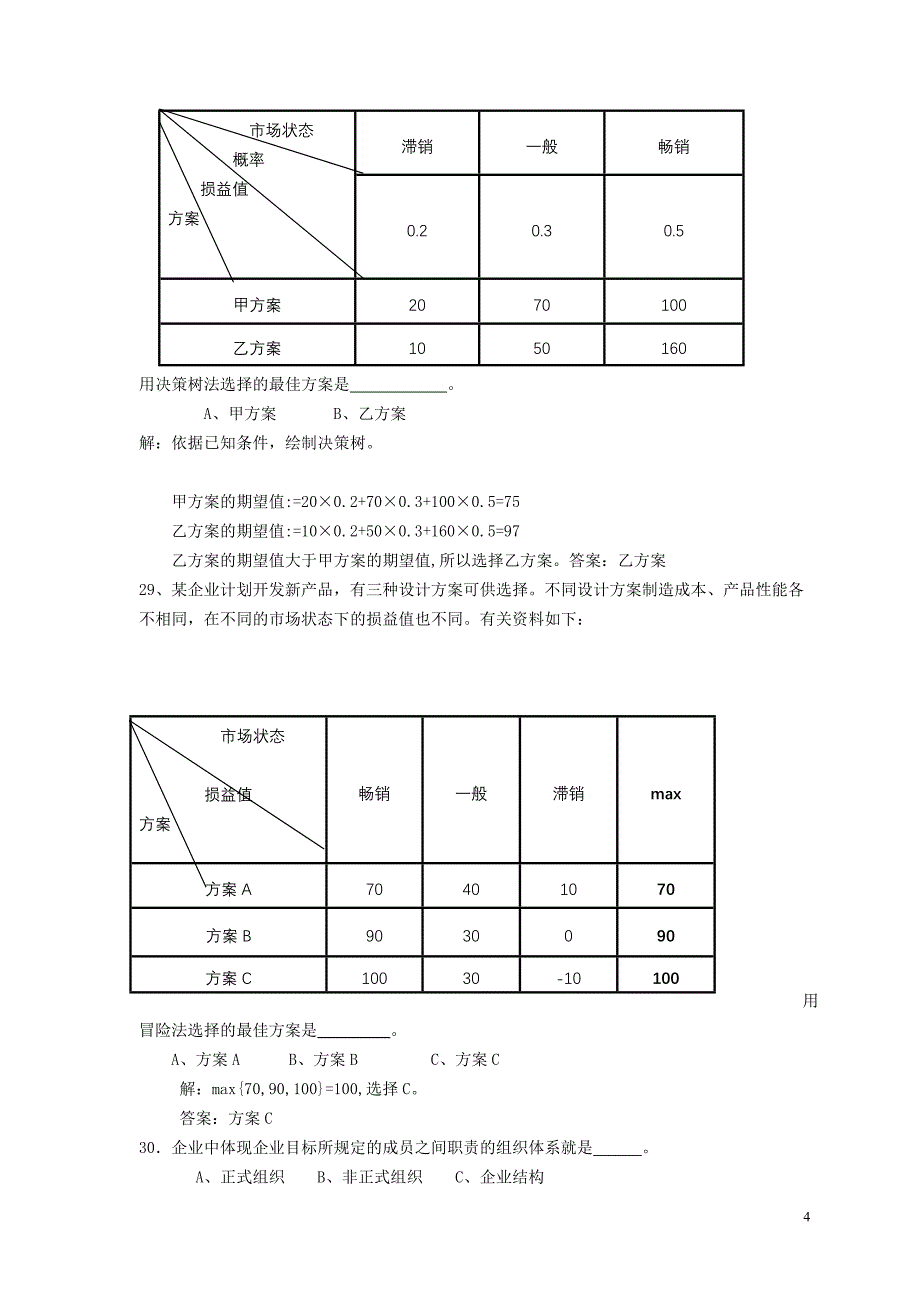 管理学基础作业点评_第4页