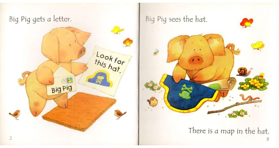 斯伯恩自然拼音usborne phonics readers全套12本--11 big pig on a dig_第3页