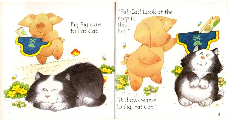 斯伯恩自然拼音usborne phonics readers全套12本--11 big pig on a dig_第4页