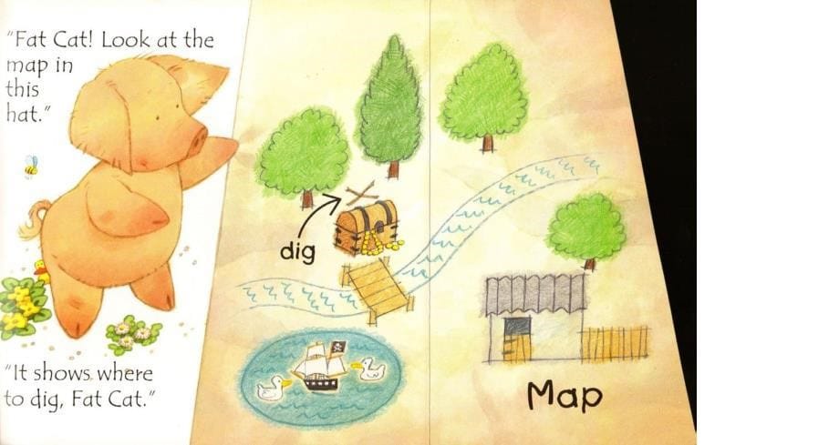 斯伯恩自然拼音usborne phonics readers全套12本--11 big pig on a dig_第5页