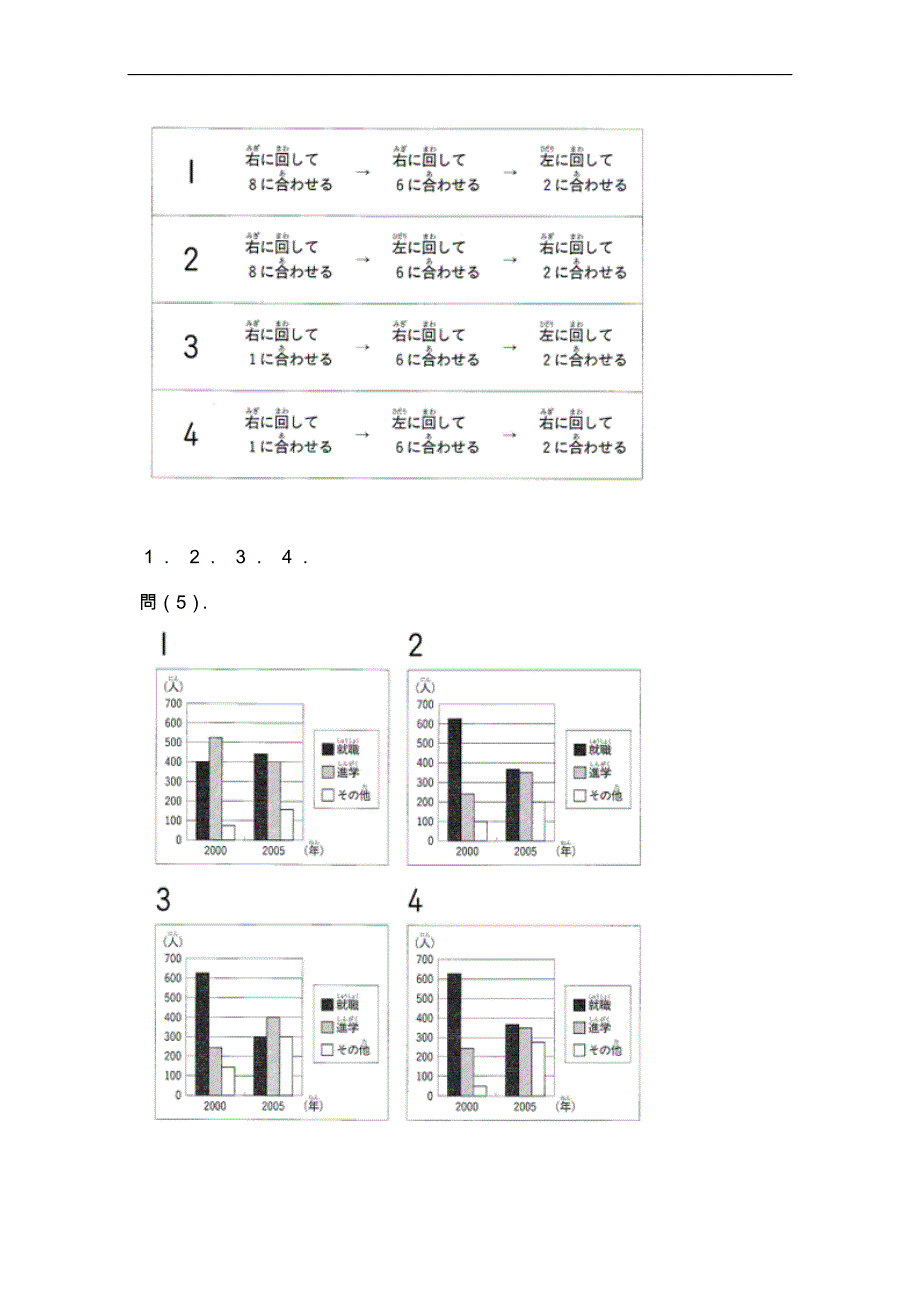 2006年日语能力考试2级真题-听力_第4页