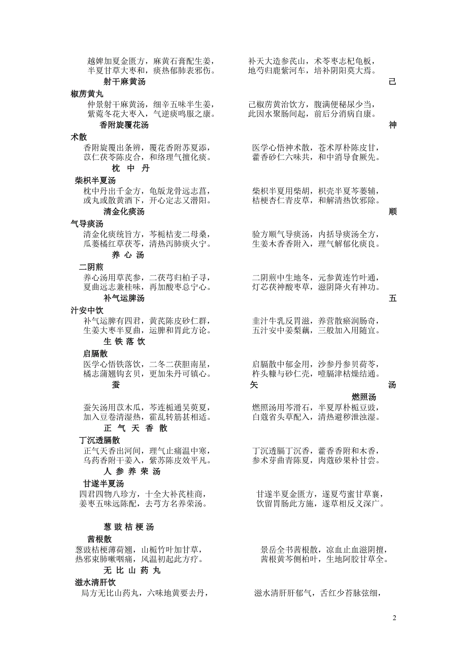 (新)中医内科学方歌诀_第2页