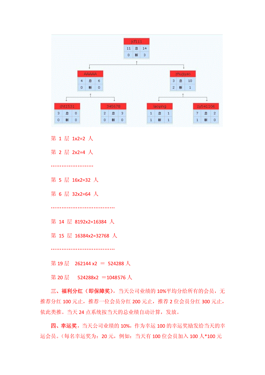 管家次幸运100奖金分配方案_第2页