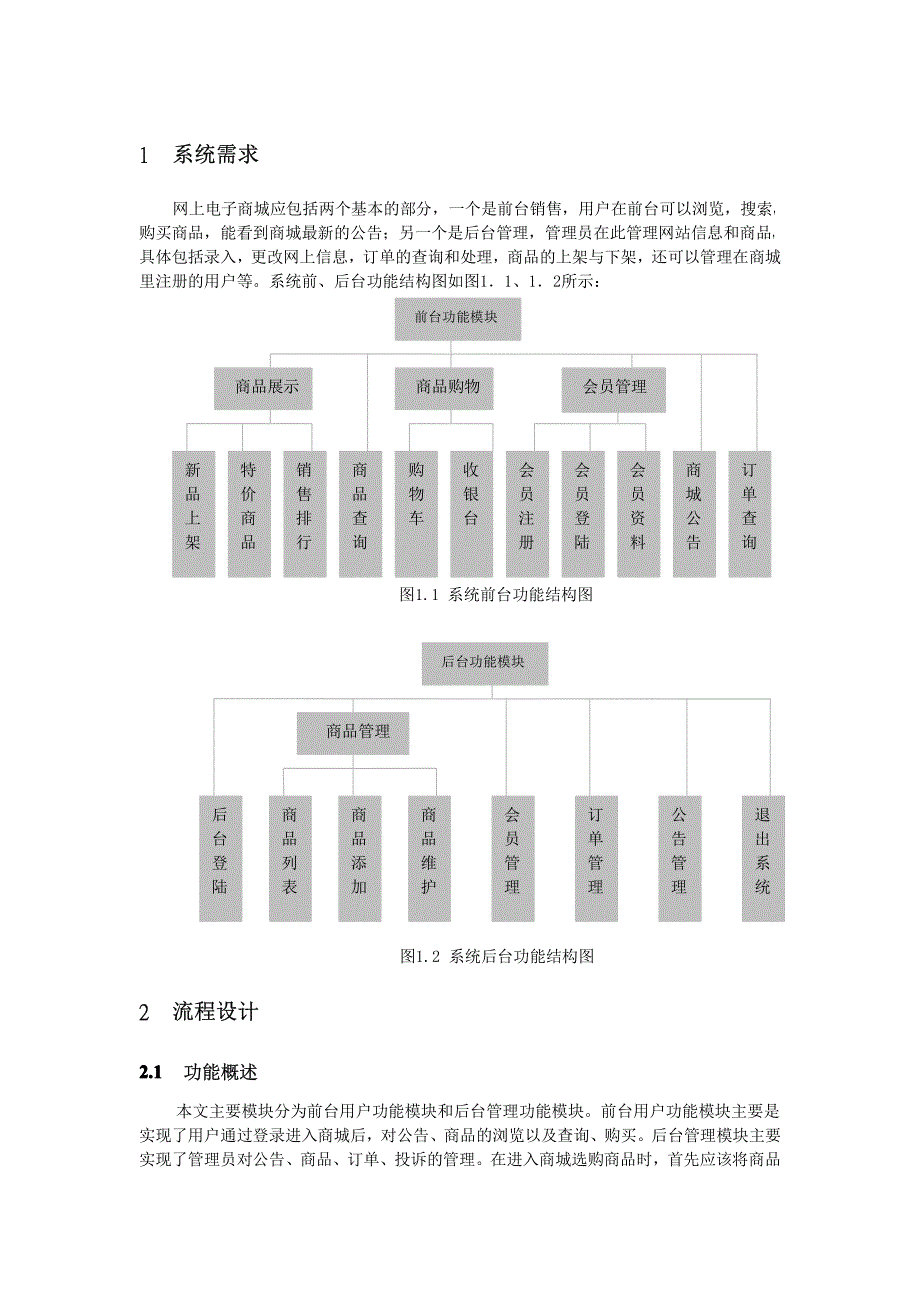 网上电子商城需求分析_第3页