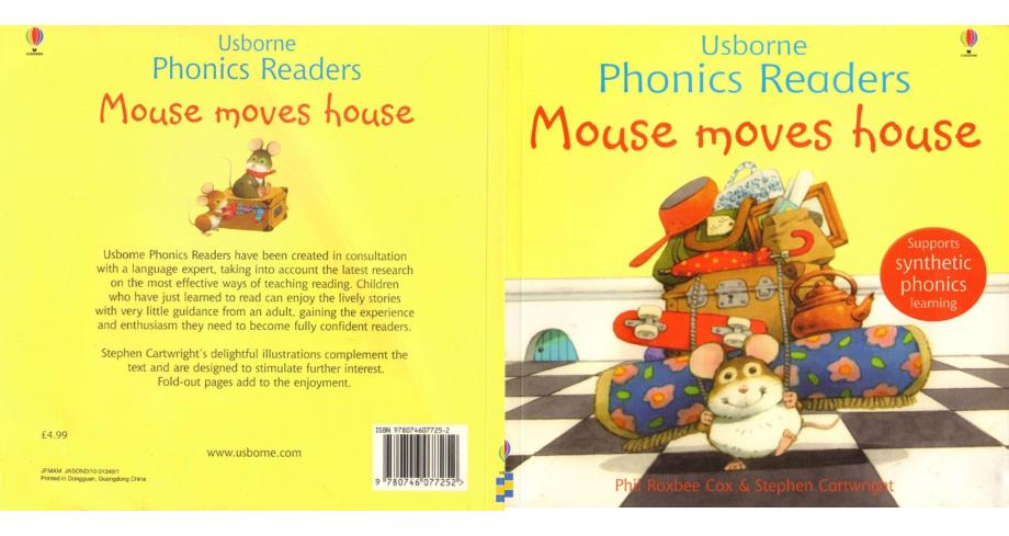 斯伯恩自然拼音usborne phonics readers全套12本--12 mouse moves house_第1页