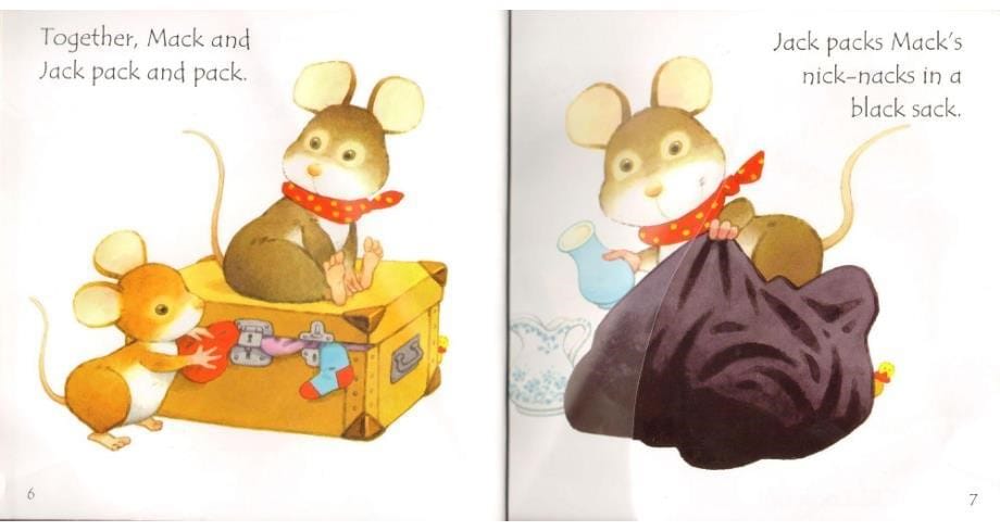 斯伯恩自然拼音usborne phonics readers全套12本--12 mouse moves house_第5页