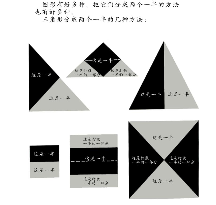 小学数学丨汉声数学绘本41套11分数是分出来的_第4页
