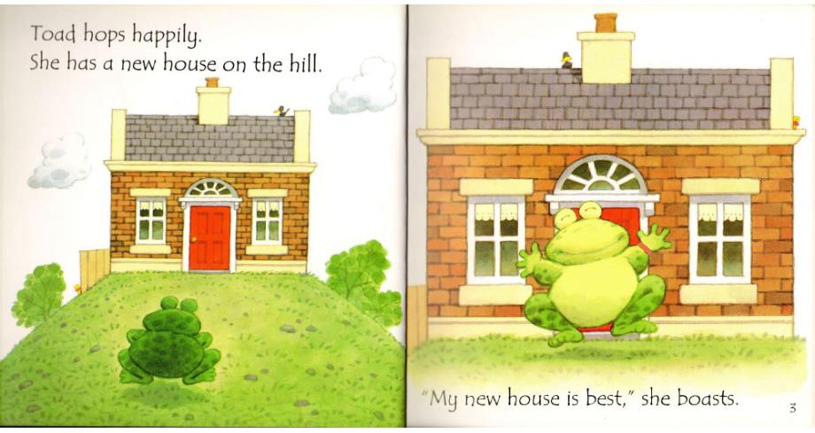 斯伯恩自然拼音usborne phonics readers全套12本--10 toad makes a road_第3页